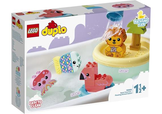 LEGO® Duplo® 10966 Badewannenspass: Schwimmender Tierinsel