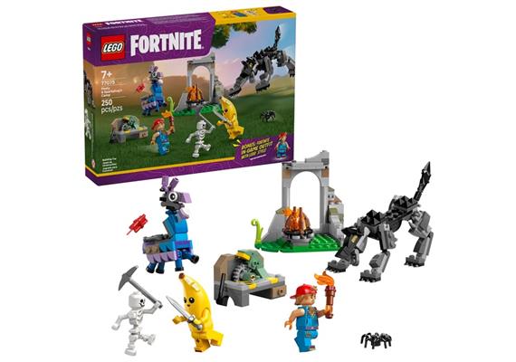 LEGO® Fortnite® 77075 Das Lager von Schali und der Zündkerzenkünstlerin
