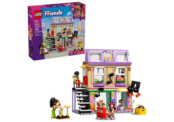 LEGO® Friends 42653 Musikladen & Wohnung