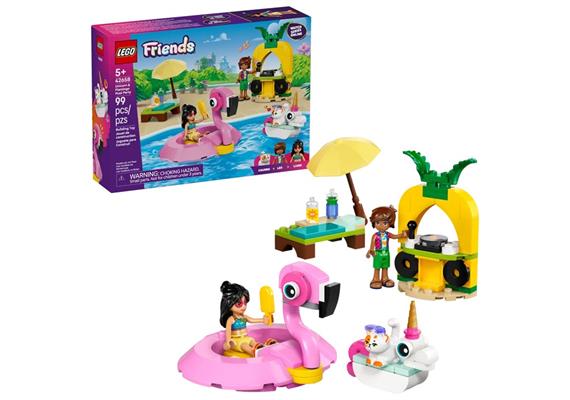 LEGO® Friends 42658 Poolparty mit Einhorn und Flamingo