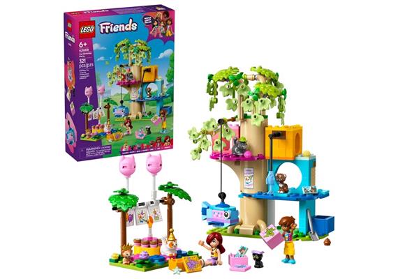 LEGO® Friends 42666 Katzengeburtstagsparty & Baumhaus