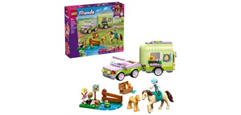 LEGO® Friends 42695 Pferd und Fohlen mit Pferdeanhän