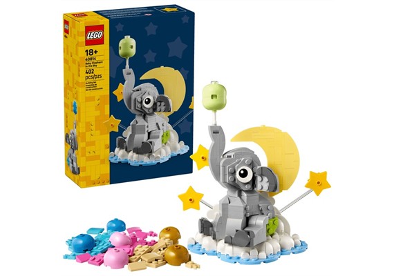 LEGO® Iconic 40814 Schwebender Baby-Elefant