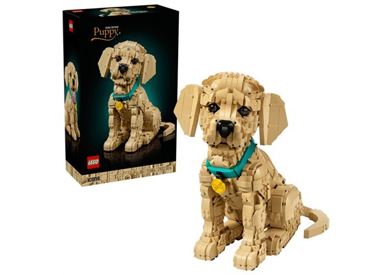LEGO® Icons 11384 Golden Retriever Welpe