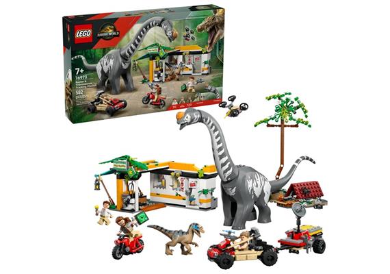 LEGO® Jurassic World™ 76973 Raptor & Titanosaurus: Große Fährtensuche
