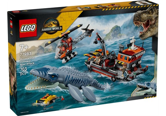 LEGO® Jurassic World 77983 Mosasaurier Angriff auf das Boot