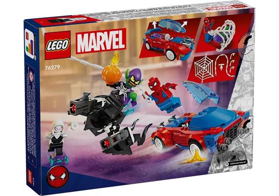 LEGO® Marvel 76279 Spider-Mans Rennauto & Venom Green Goblin