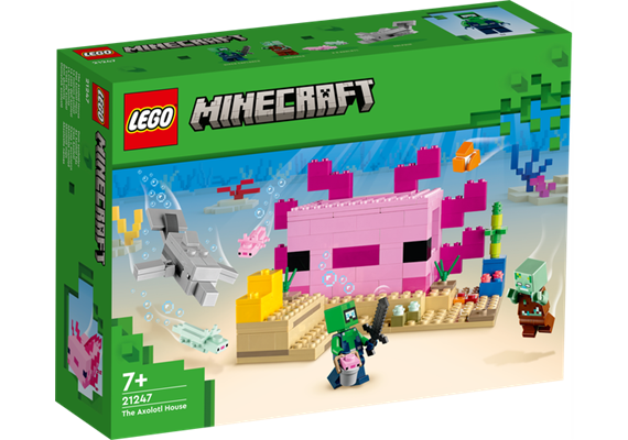 LEGO® Minecraft 21247 - Das Axolotl-Haus