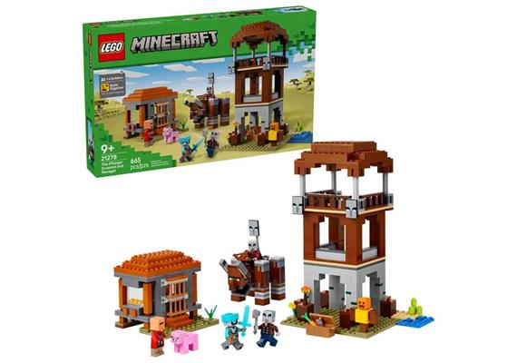 LEGO® Minecraft 21278 Ein Verwüster am Plünderer-Ausenposten