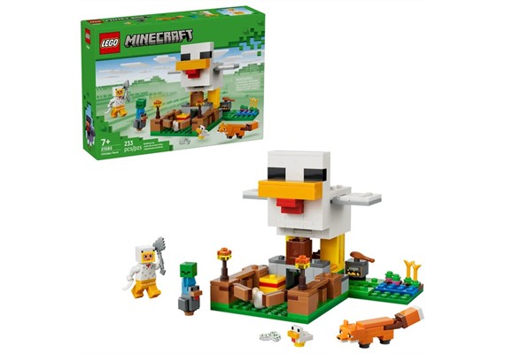 LEGO® Minecraft 21585 Hühnerfarm