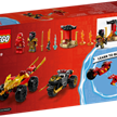 LEGO® Ninjago 71789 Verfolgungsjagd mit Kais Flitzer und Ras' Motorrad | Bild 2