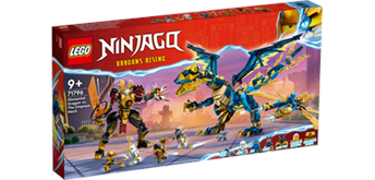 LEGO® Ninjago 71796 Kaiserliches Mech-Duell gegen den Elementardrachen