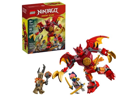 LEGO® Ninjago 71851 Kais Drachen-Mech Battle Set