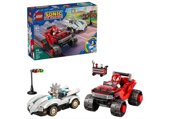 LEGO® Sonic 77118 Sonic Silvers Auto vs. Knuckles Monstert