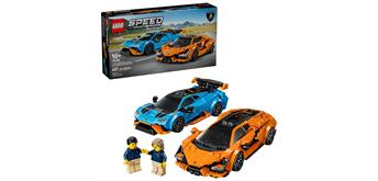 LEGO® Speed Champions 77238 Lamborghini Revuelto und Huracán STO