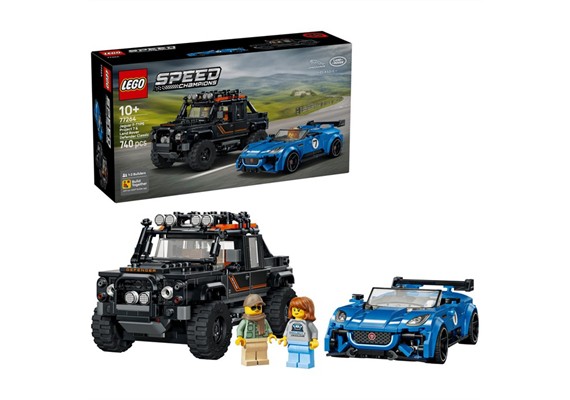 LEGO® Speed Champions 77264 Jaguar Project 7 & Land Rover Defender