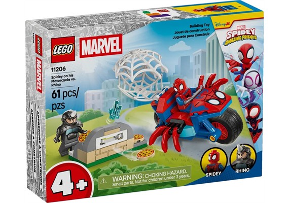 LEGO® Spidey 11206 Spidey auf Motorrad vs. Rhino