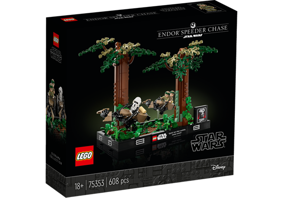 LEGO® Star Wars 75353 Verfolgungsjagd auf Endor™ – Diorama