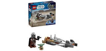 LEGO® Star Wars 75436 Der Mandalorianer und Grogu auf ihrem Speeder Bike™