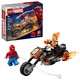 LEGO® Super Heroes 76335 Spider-Man vs. Ghost Rider auf seinem Motorrad