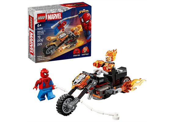 LEGO® Super Heroes 76335 Spider-Man vs. Ghost Rider auf seinem Motorrad