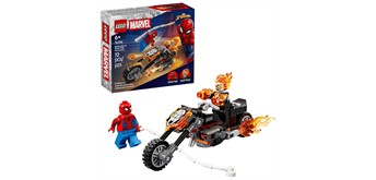 LEGO® Super Heroes 76335 Spider-Man vs. Ghost Rider auf seinem Motorrad