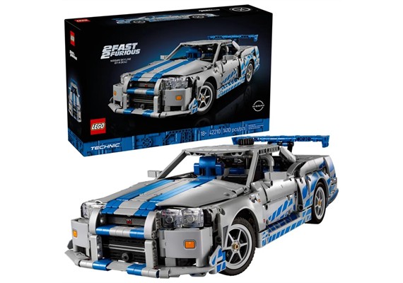 LEGO® Technic 42210 2 Fast 2 Furious Nissan Skyline GT-R (R34)