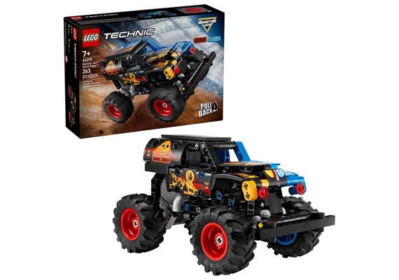 LEGO® Technic 42219 Monster Jam™ Grave Digger™ Feuer und Eis
