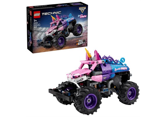 LEGO® Technic 42220 Monster Jam™ Sparkle Smash™ mit Rückziehmotor