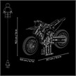 LEGO® Technic 42238 Ducati Desmo450 MX Factory Motorrad | Bild 5
