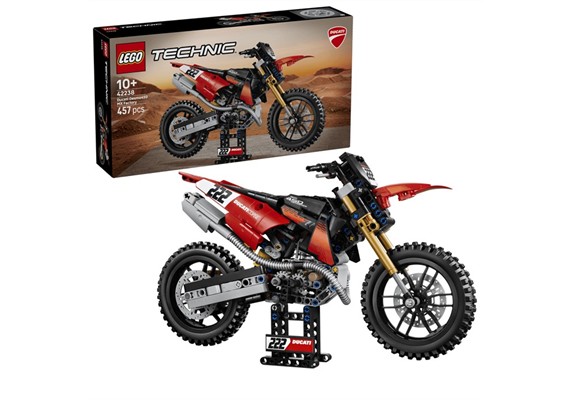 LEGO® Technic 42238 Ducati Desmo450 MX Factory Motorrad
