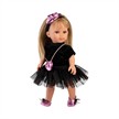Llorens Puppe Lucy mit Glitzerkleid schwarz 35 cm | Bild 2