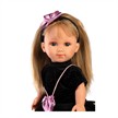 Llorens Puppe Lucy mit Glitzerkleid schwarz 35 cm | Bild 3