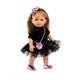 Llorens Puppe Lucy mit Glitzerkleid schwarz 35 cm