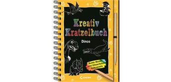 Loewe Kreativ-Kratzelbuch Dinos