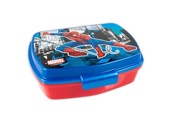 Lunchbox Spiderman aus Kunststoff, 17.5 x 13.5 cm