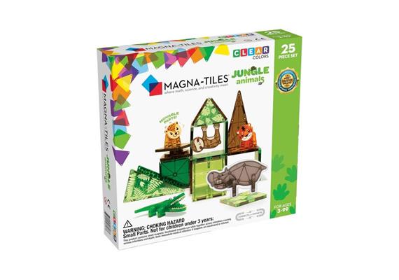 Magna-Tiles® Dschungel-Tiere Set (25-teilig)