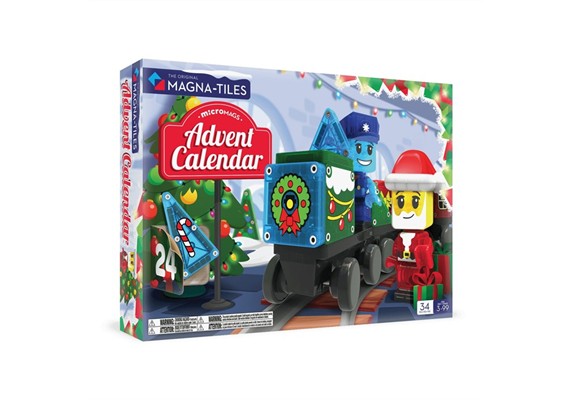 Magna-Tiles® microMAGS Adventskalender - 34 Teile