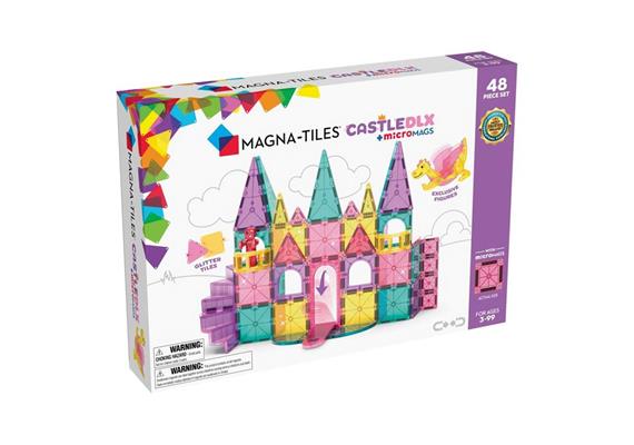 Magna-Tiles® Schloss Deluxe 48-teiliges Set