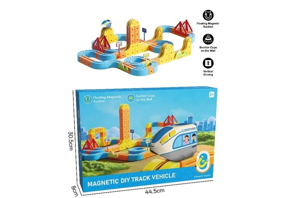 Magnetische 3D Eisenbahn Set 164-teilig