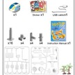 Magnetische 3D Eisenbahn Set 75-teilig | Bild 2