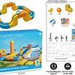 Magnetische 3D Eisenbahn Set 75-teilig | Bild 3