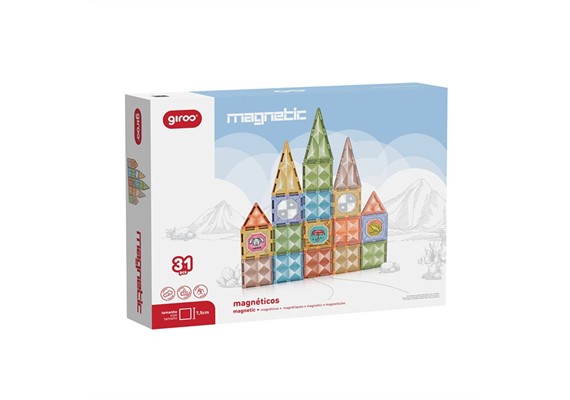 Magnetspiel Formen Diamond 31-teilig