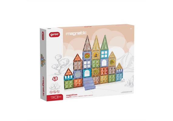 Magnetspiel Formen Diamond 48-teilig