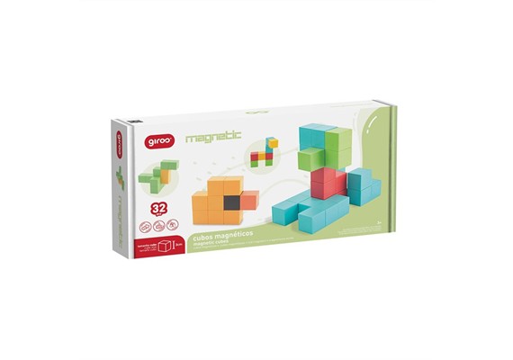 Magnetspiel mit 32 Würfeln