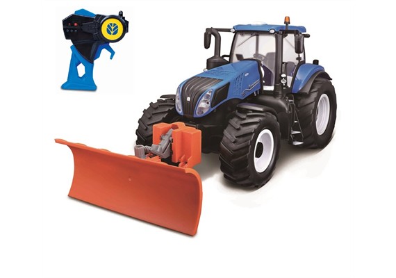 Maisto RC New Holland Traktor mit Schneepflug