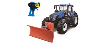 Maisto RC New Holland Traktor mit Schneepflug