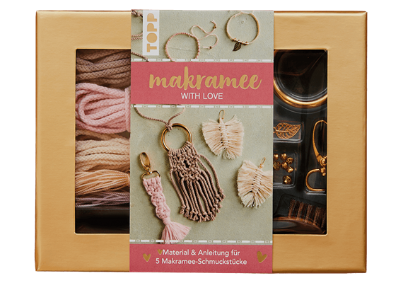 Makramee-Schmuckset With Love