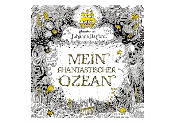 Malbuch - Mein phantasischer Ozean