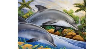 Malen nach Zahlen Junior - Delfine - 40 x 32.5 cm